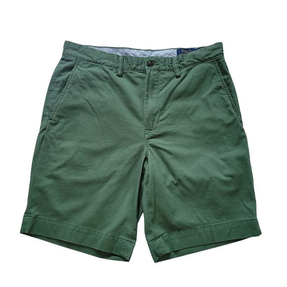 Polo Ralph Lauren Size 32Classic Fit 9" InseamPolo Chino Twill Cotton Green